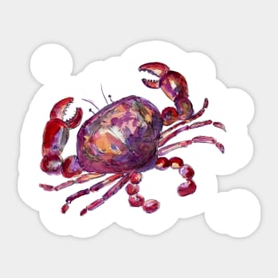 Purple Cancer Zodiac Sticker